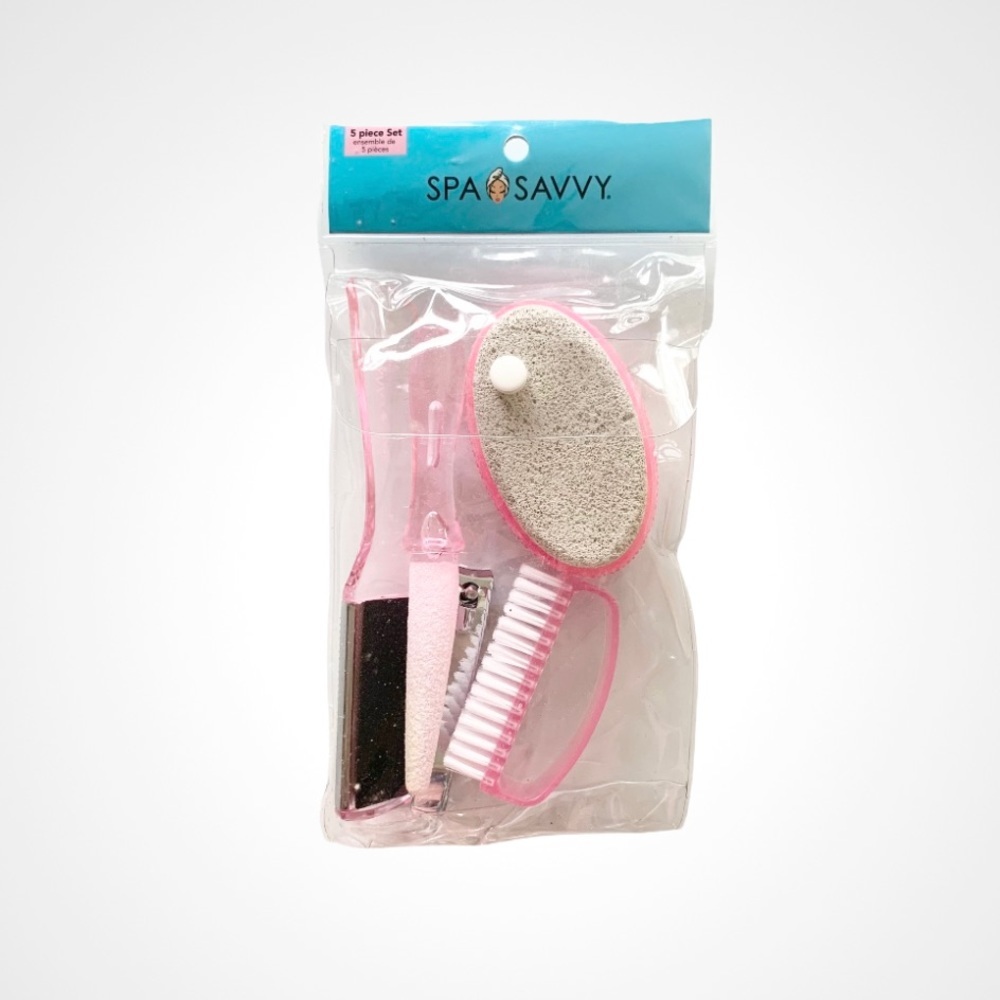 🌸New🌸 Spa Savvy 5pc Foot Care Set
